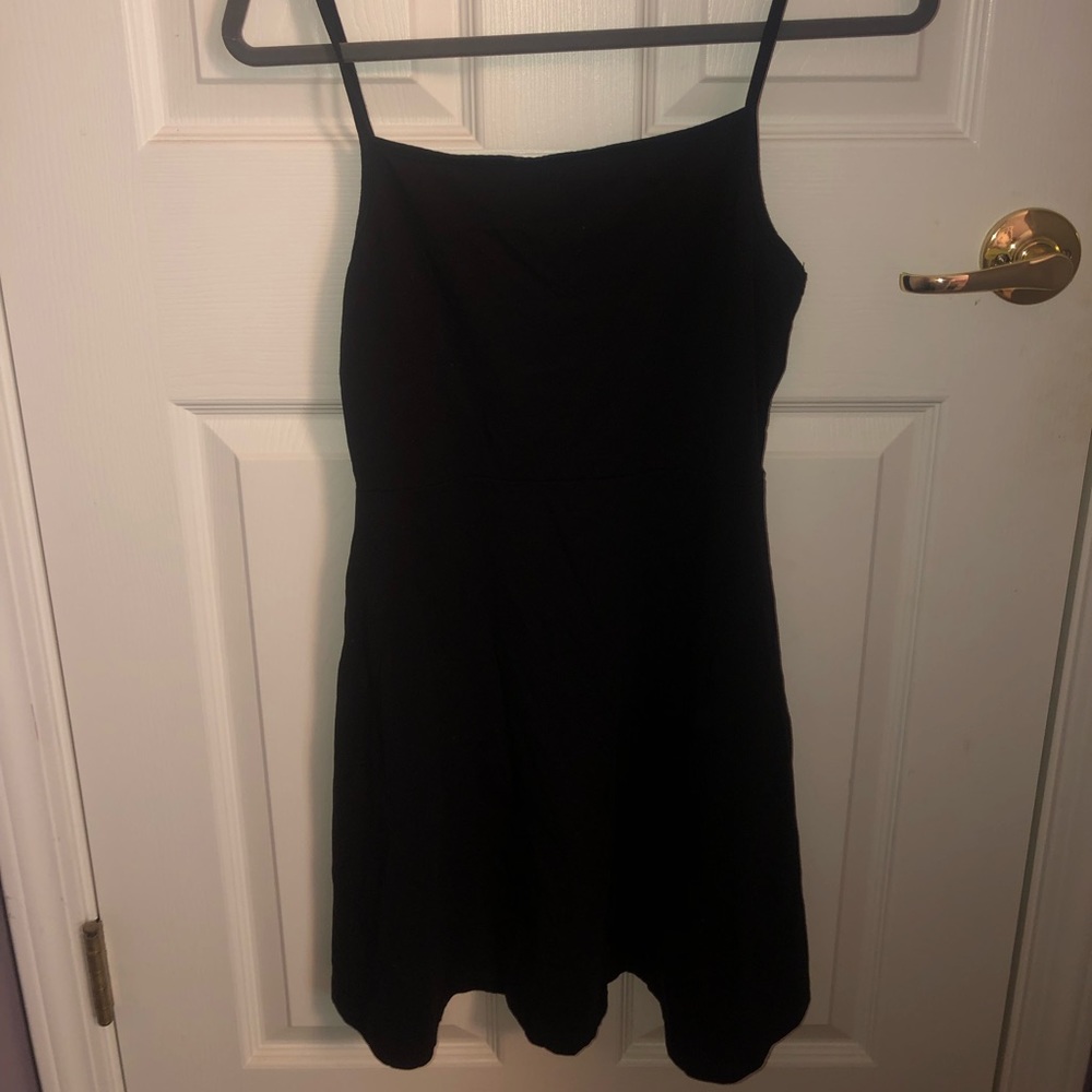 Black simple ASOS cotton dress